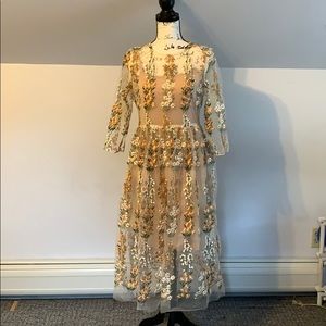 Embroidery dress